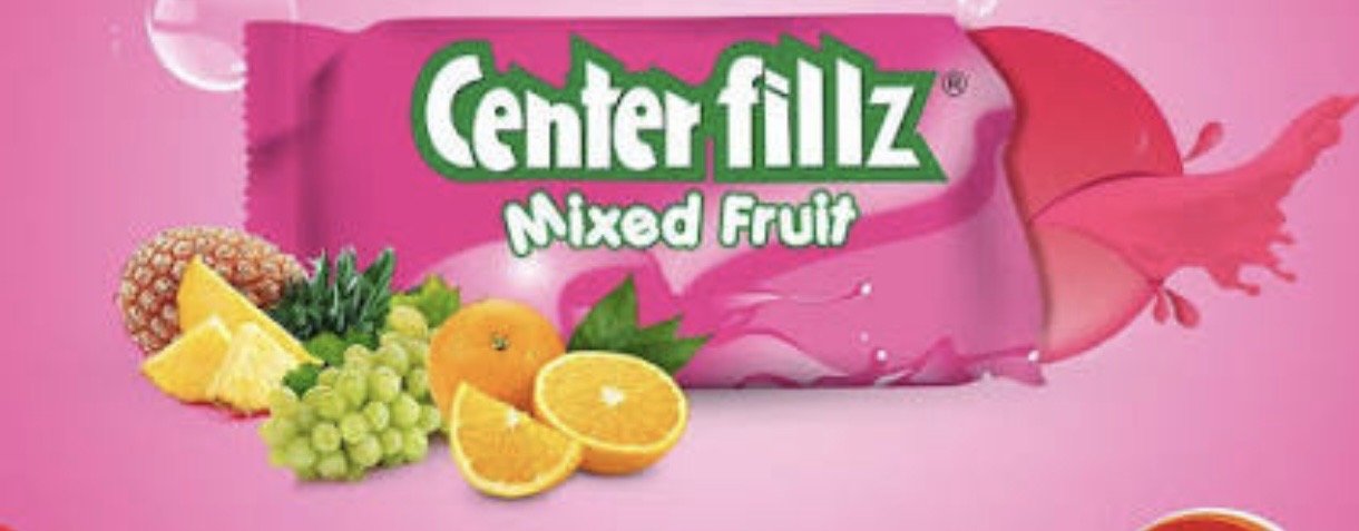 Center fillz mixed fruit 8pcs